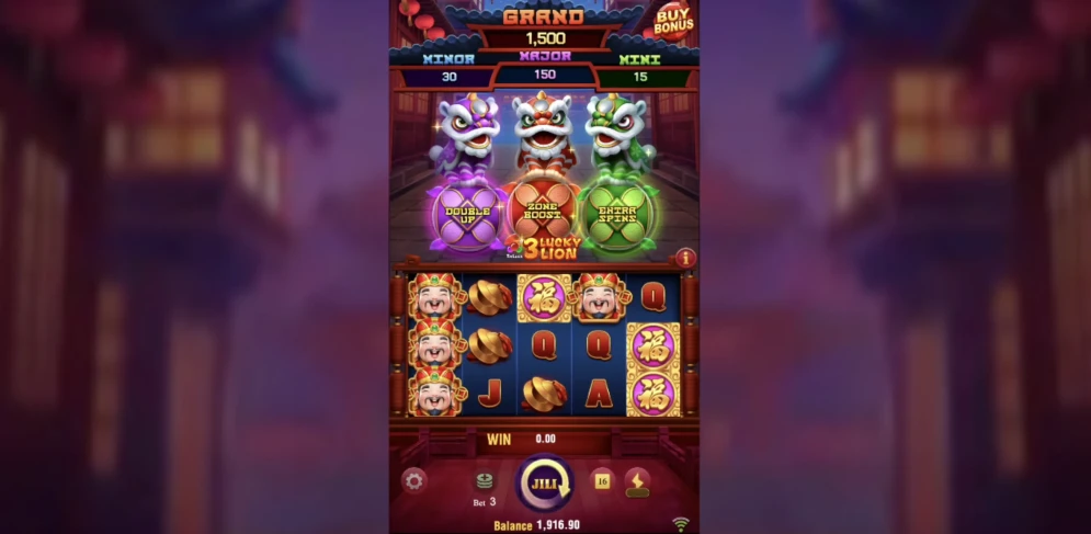 3 Lucky Lions Slot