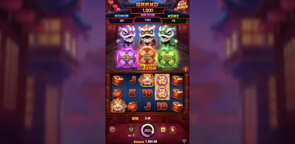 3 Lucky Lions Slot