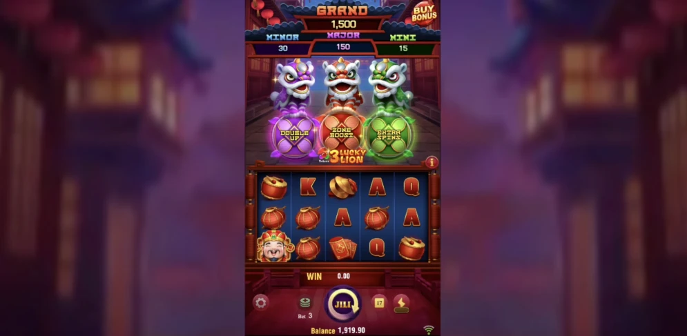 3 Lucky Lions Slot