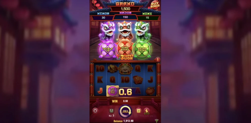 3 Lucky Lions Slot